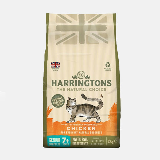 Harringtons Complete Dry Senior Cat Food with Chicken 2KG