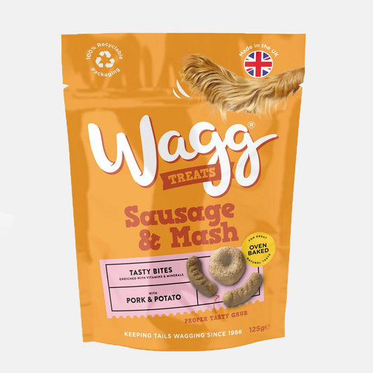 Wagg Sausage & Mash Dog Treats 125g