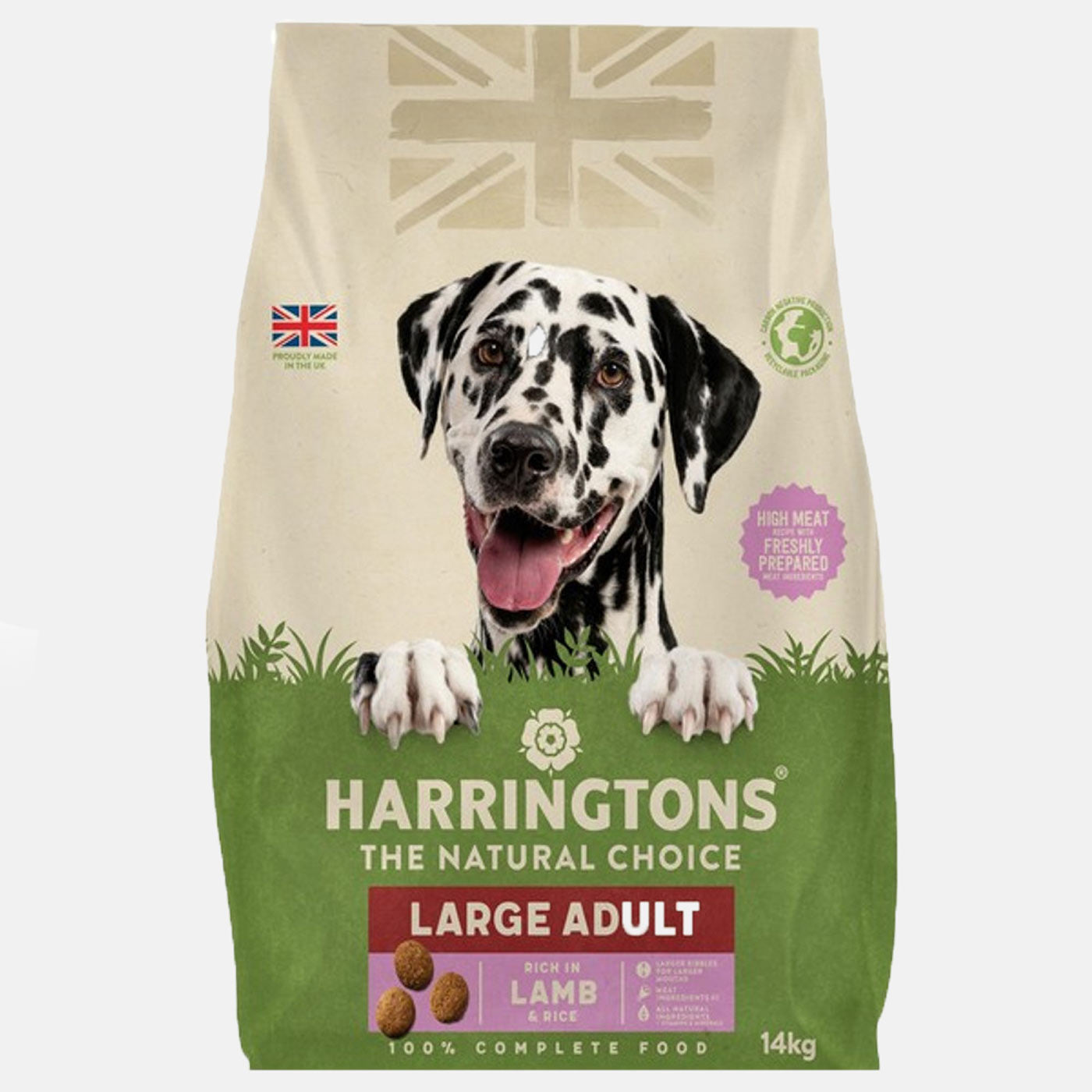 Harringtons Large Breed Dry Adult Dog Food Lamb & Rice 14kg