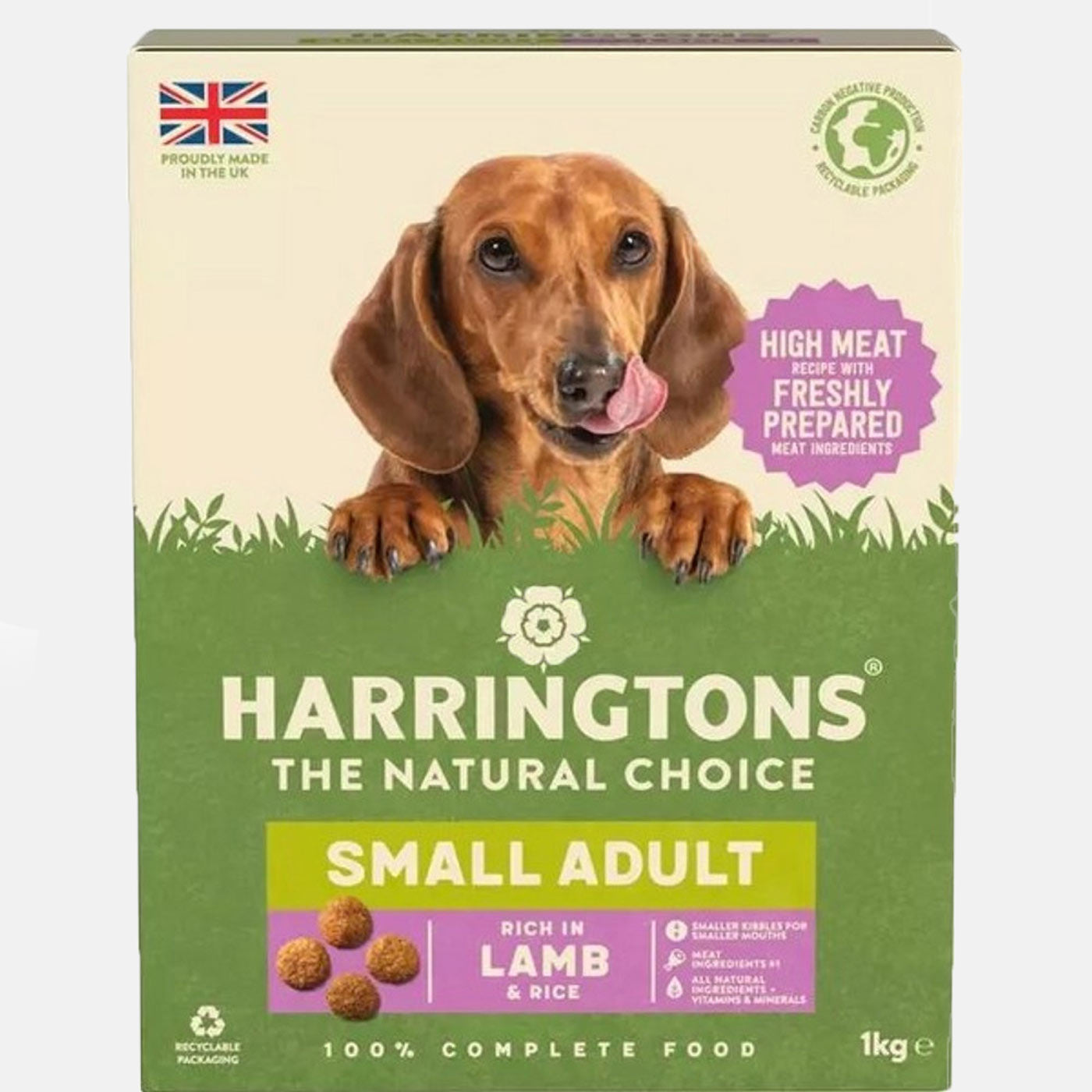 Harringtons Small Adult Dry Dog Food with Lamb & Rice 1KG