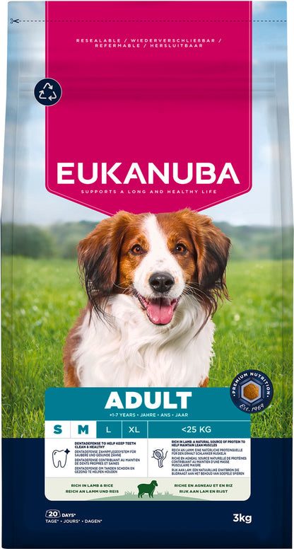 Eukanuba Adult Small/Medium Breed Lamb & Rice