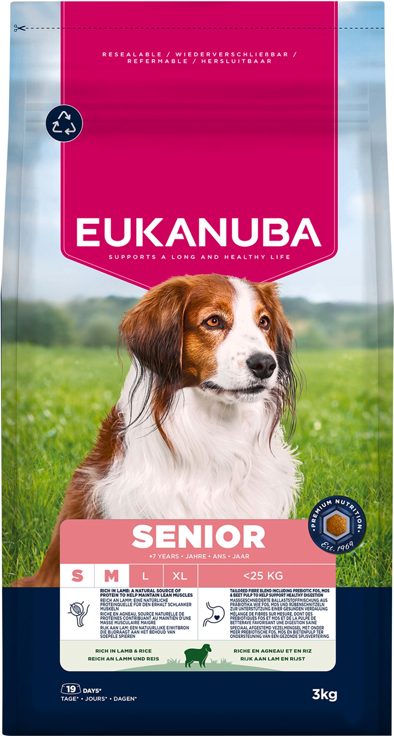 Eukanuba Senior Small/Medium Breed Lamb & Rice
