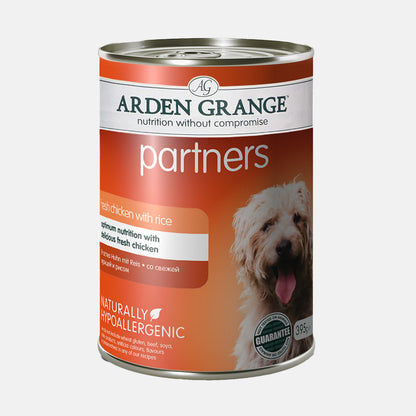 Arden Grange Dog Food with Chicken, Rice & Veg 6 x 395g