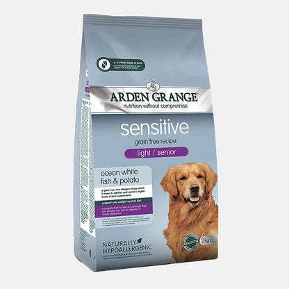 Arden Grange Sensitive Senior Light Dry Dog Food with White Fish & Potato