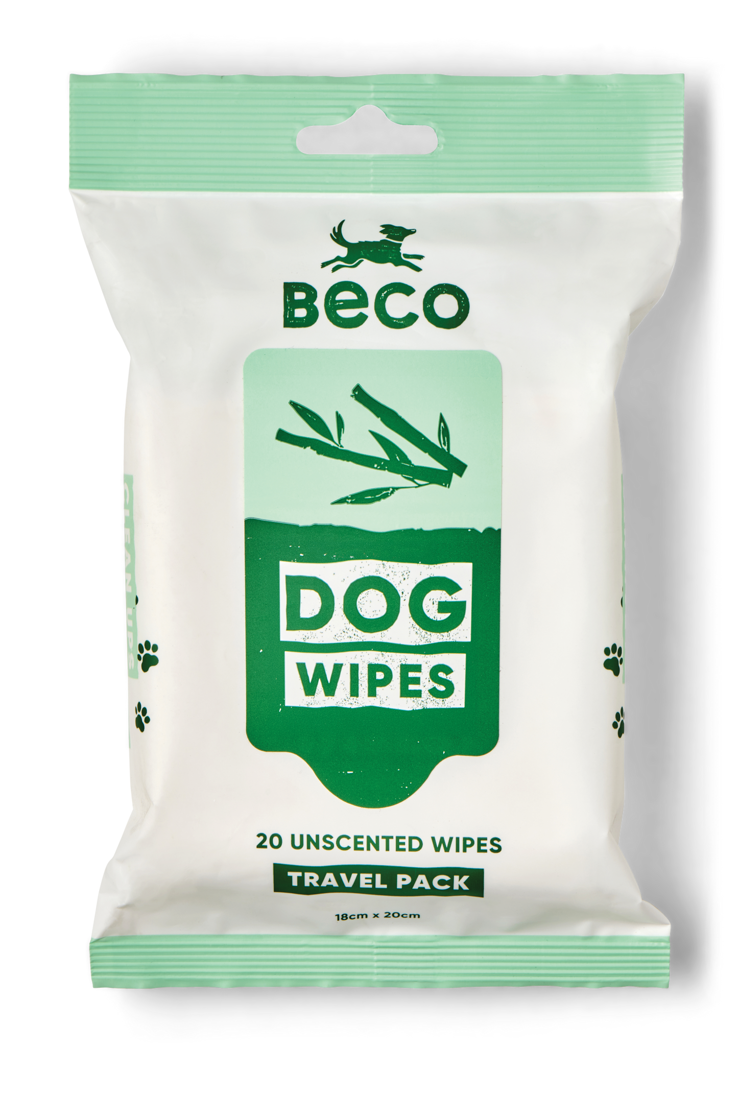 Beco Dog Wipes Unscented 20 Pack