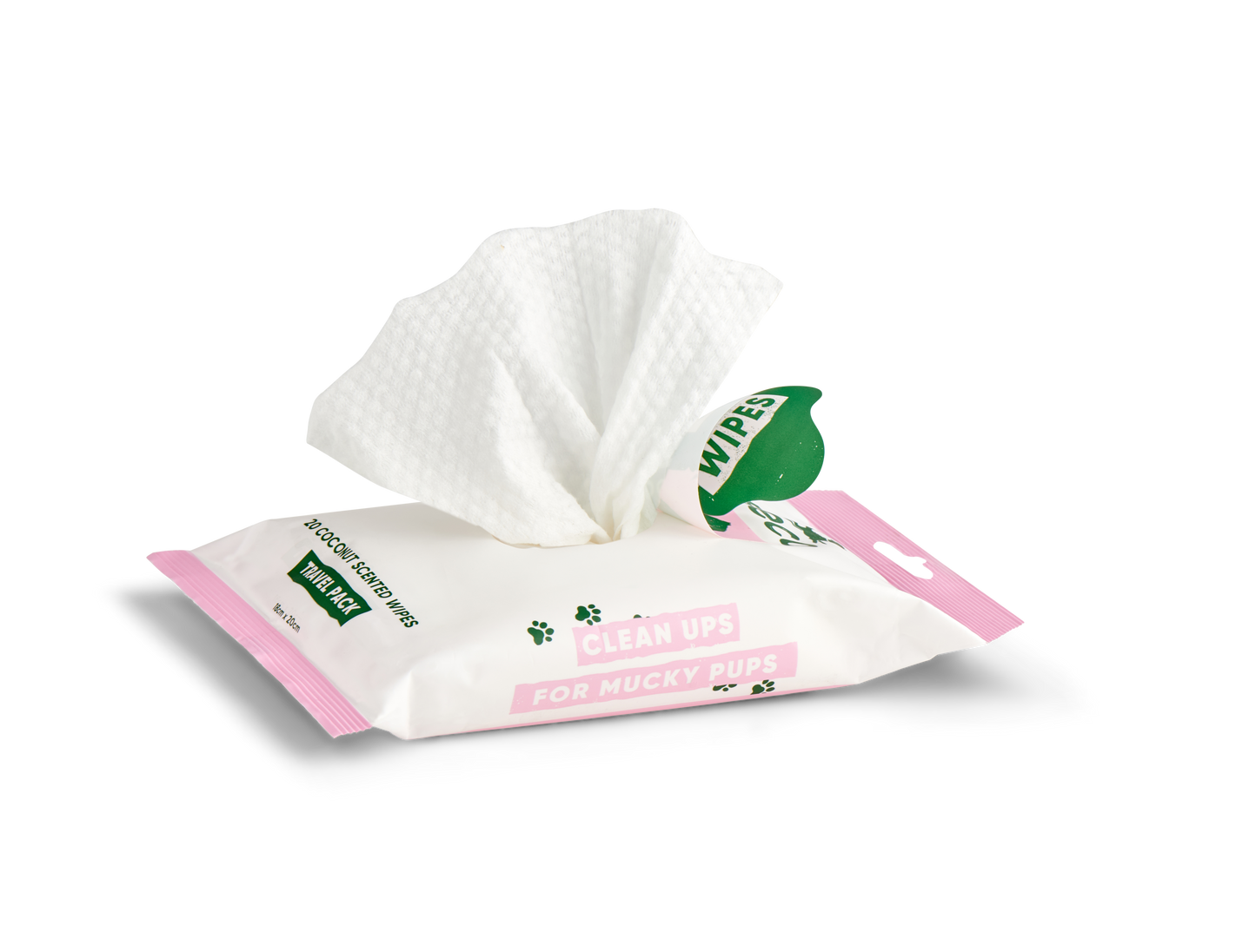 Beco Dog Travel Wipes Coconut Scented 20 Pack