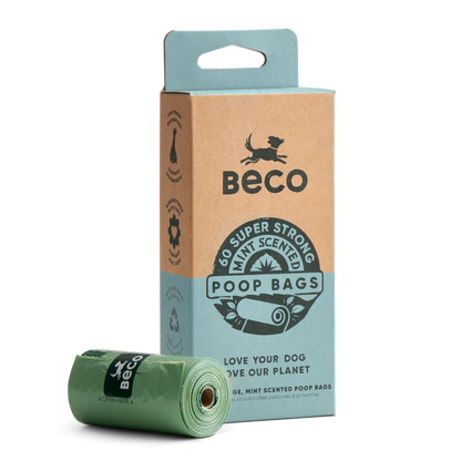 Beco Poop Bags Scented - 60 bags on rolls