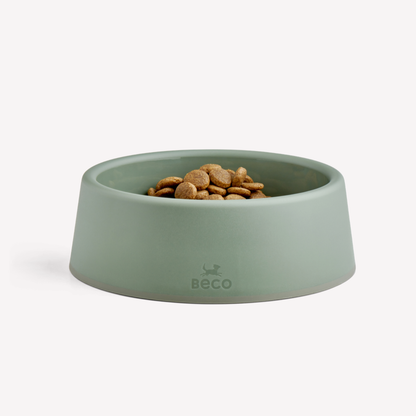 Beco Steady Cat Bowl Olive Green Small