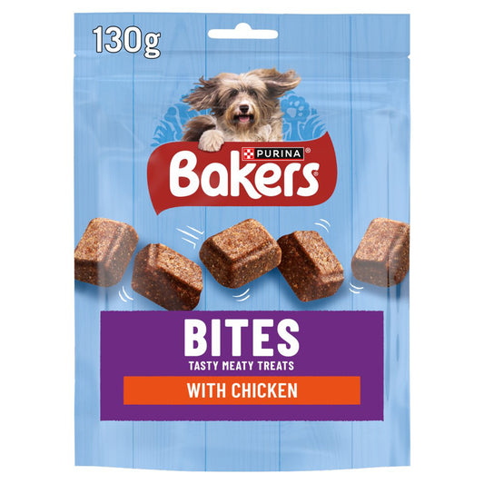 Bakers Dog Treat Chicken Bites 130g