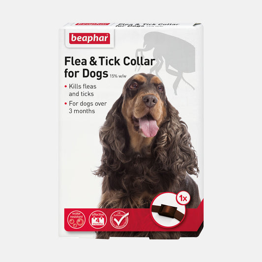 Beaphar Dog Plastic Flea & Tick Collar