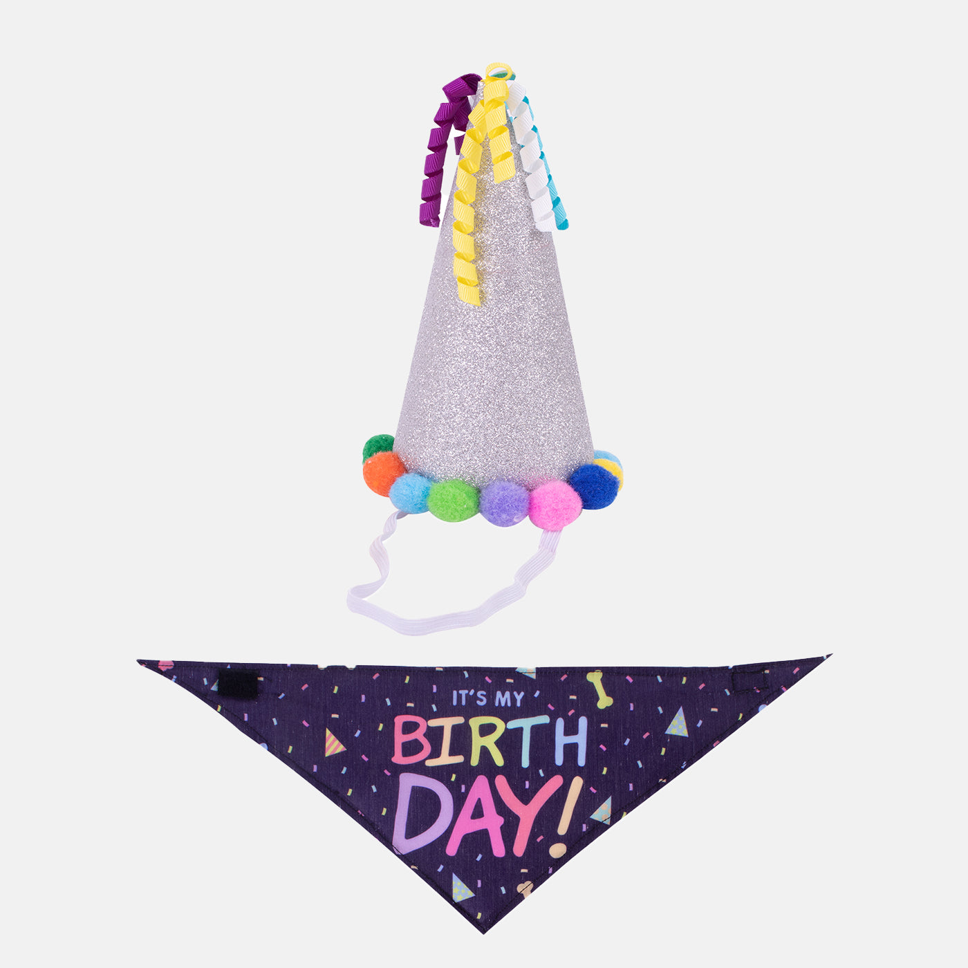 Birthday Bandana & Party Hat For Dogs