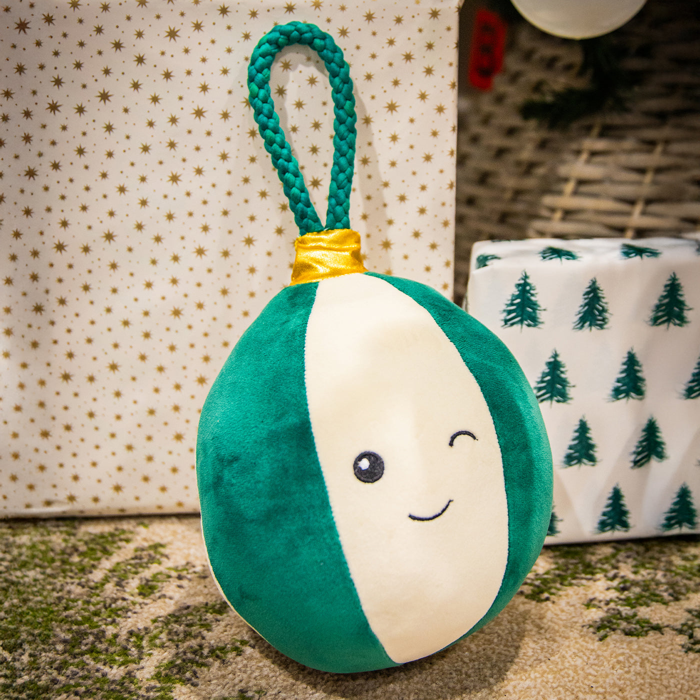 Blitzen Bauble Dog Toy