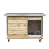 Benchmark Kennels Premium Insulated Timber Dog Cabin - 77 x 122cm