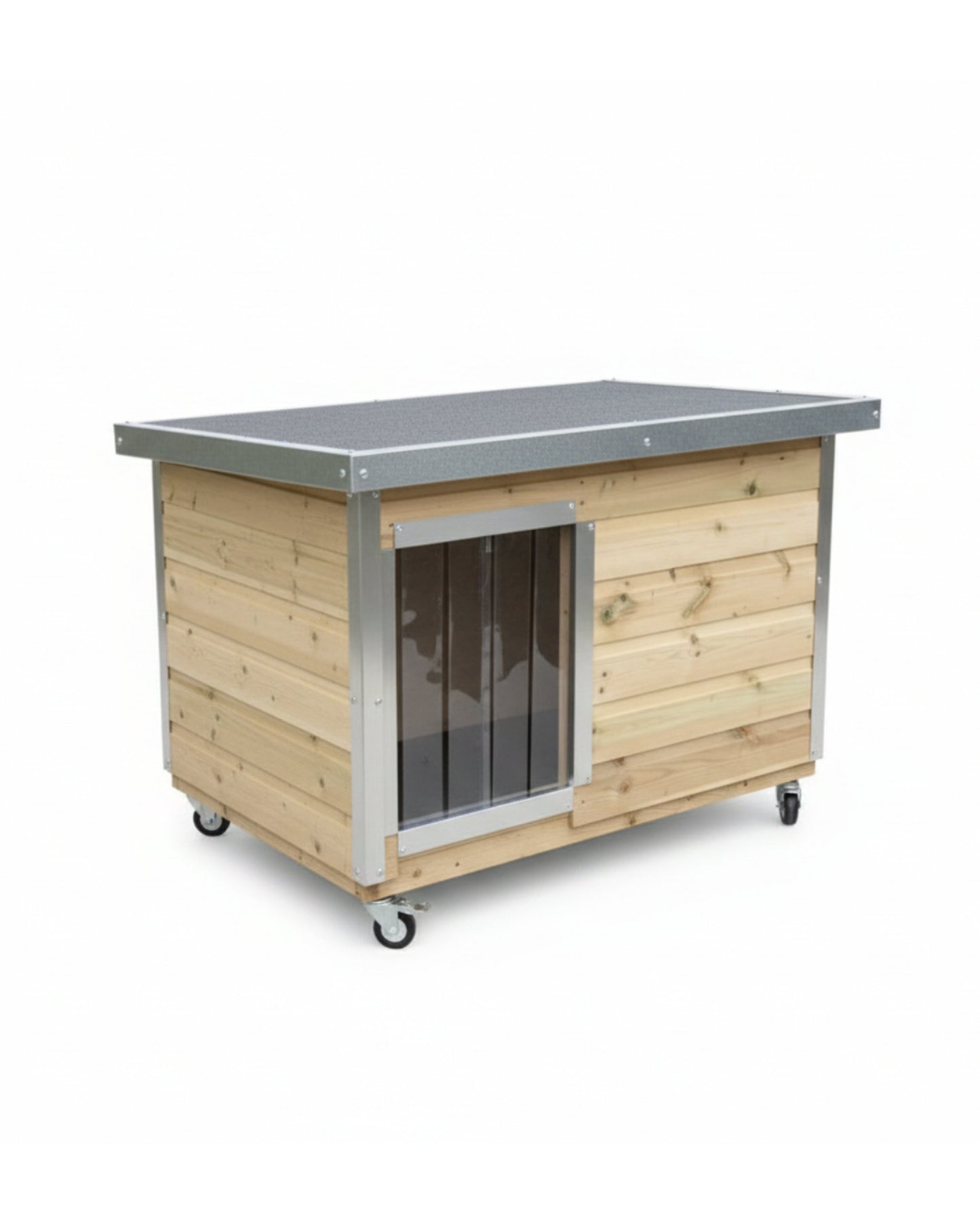 Benchmark Kennels Premium Timber Dog Cabin - 77 x 122cm