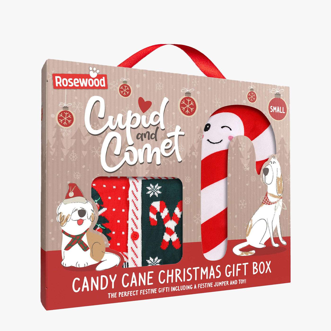 Candy Cane Christmas Gift Box