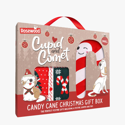 Candy Cane Christmas Gift Box