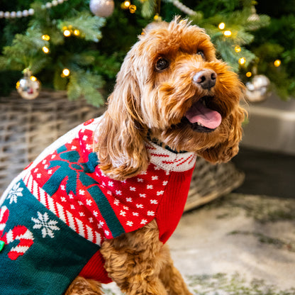 Candy Cane Christmas Gift Box