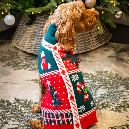 Candy Cane Christmas Gift Box
