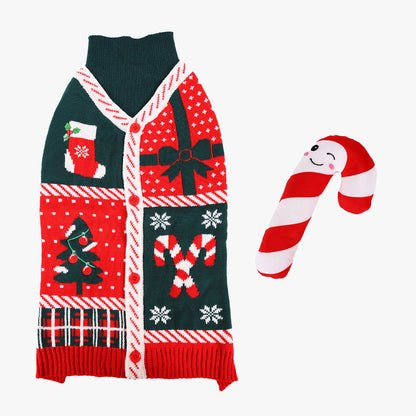 Candy Cane Christmas Gift Box