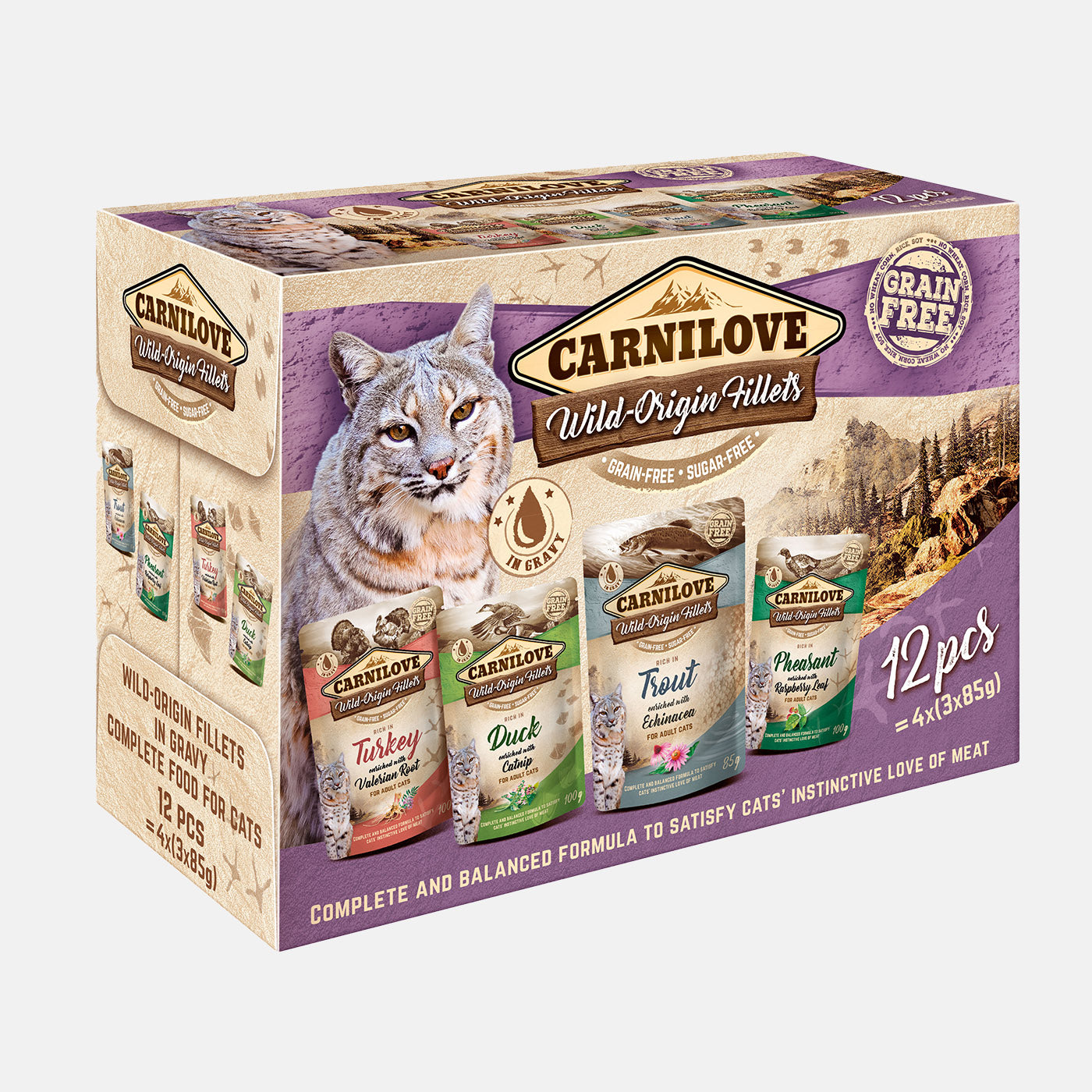 Carnilove Adult Cat Food Multipack (12 x 85g)