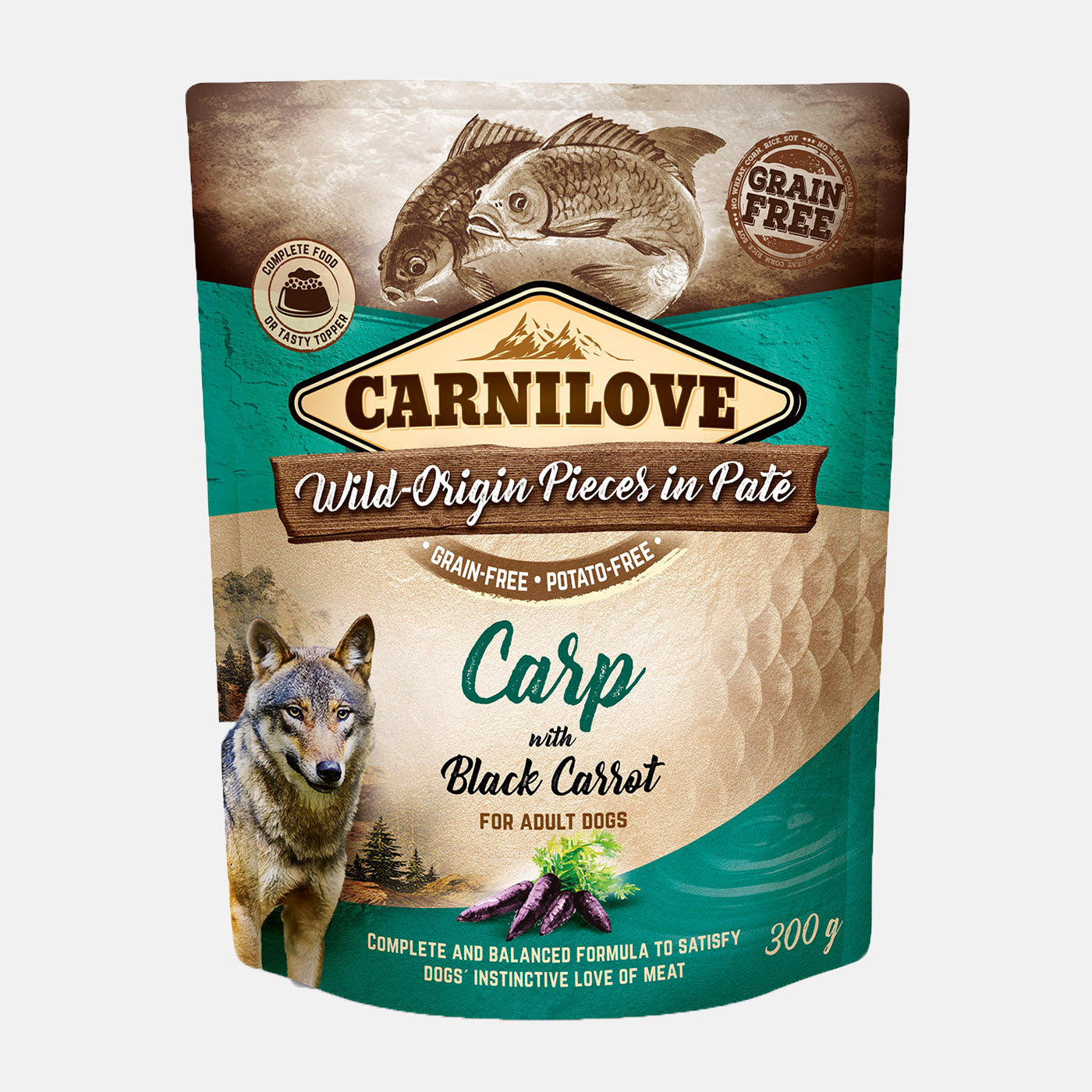 Carnilove Carp with Black Carrot Dog Food (12x300g)
