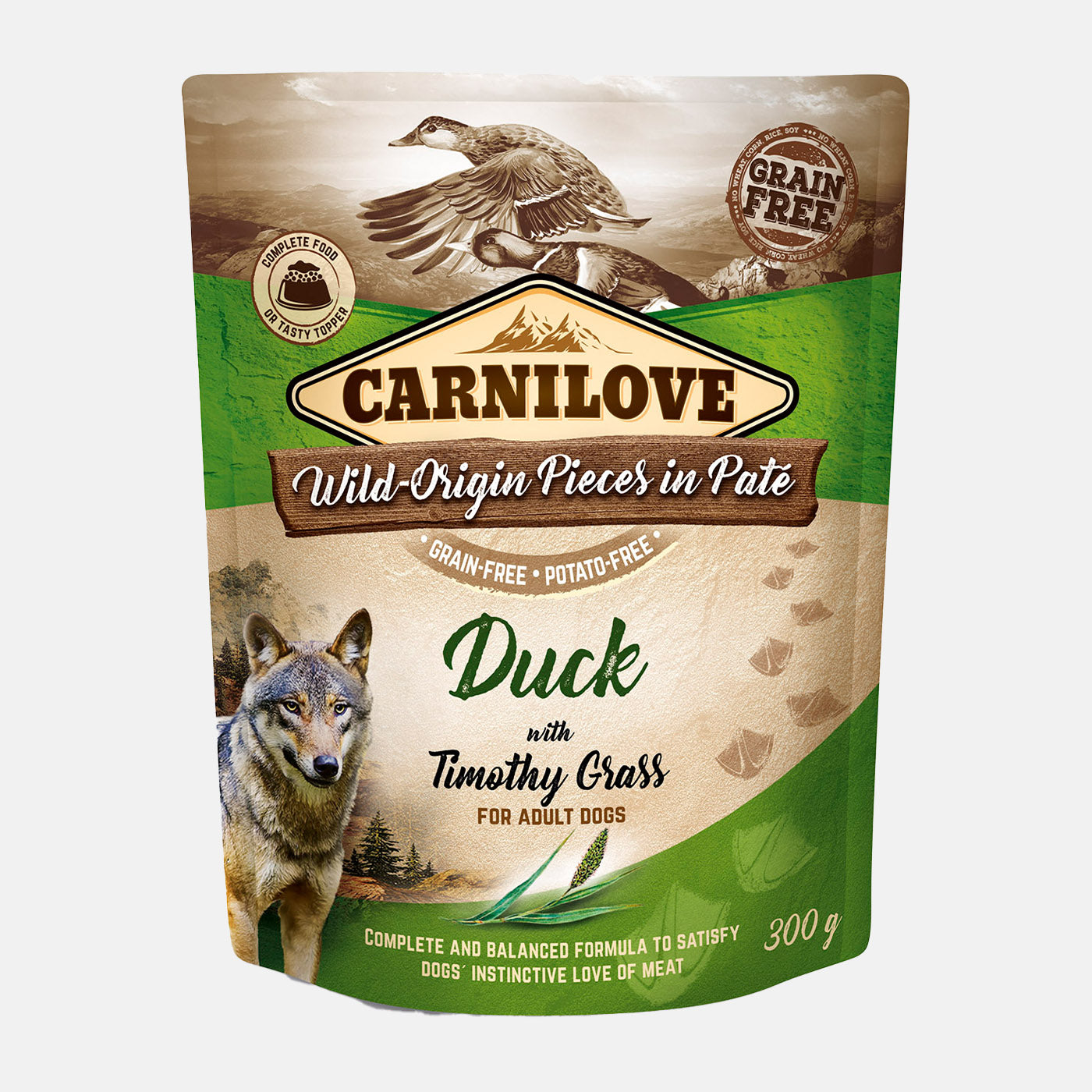 Carnilove Duck with Timothy Grass Dog Food (12x300g)