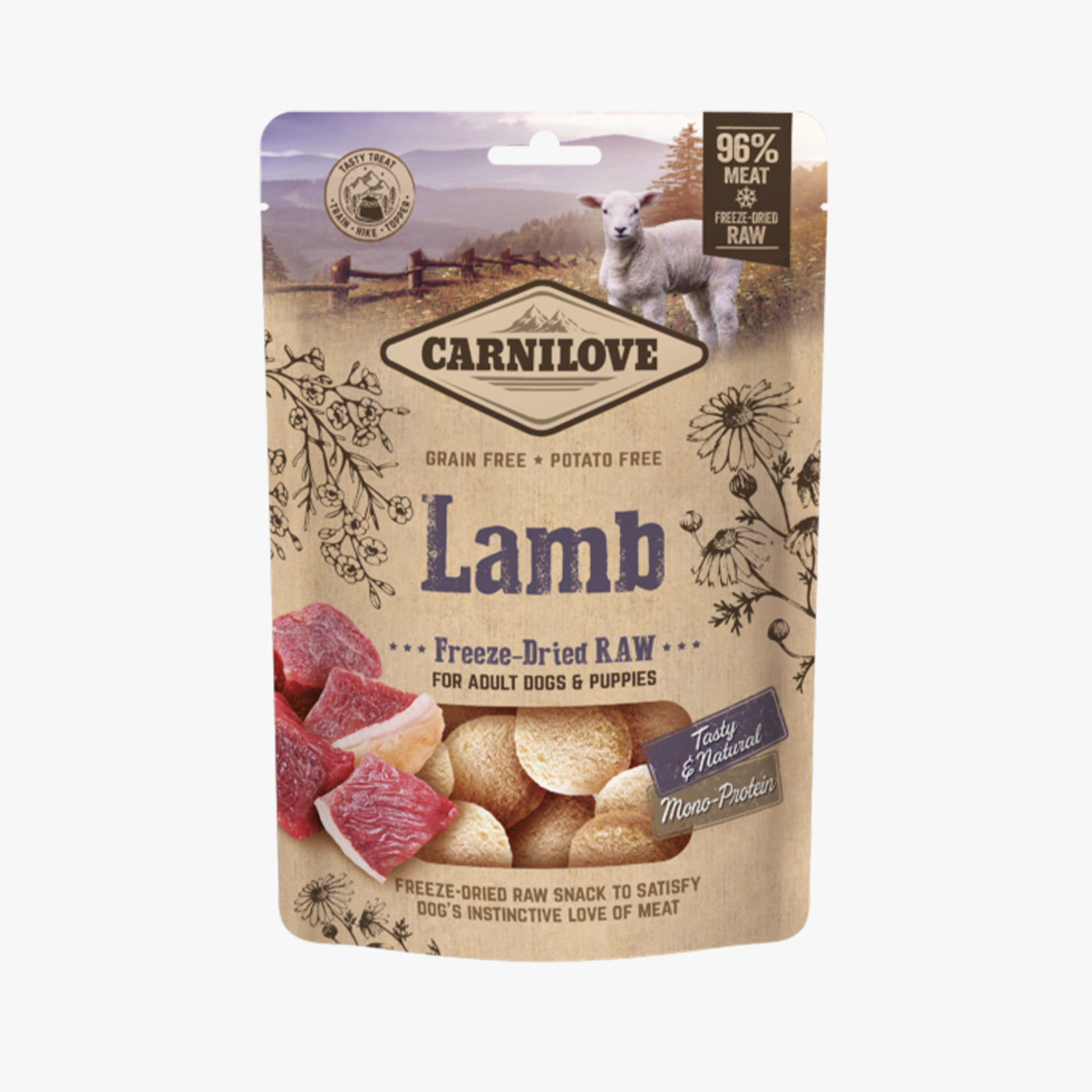 Carnilove Lamb Freeze-Dried Raw Dog Treats 60g