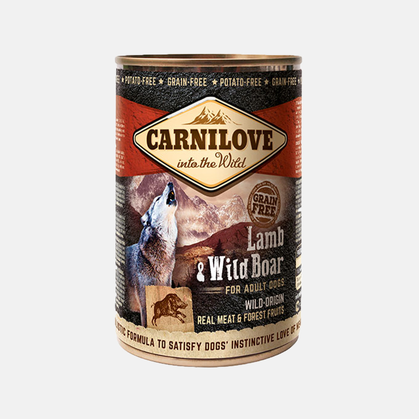 Carnilove Lamb & Wild Boar Dog Food (6x400g)