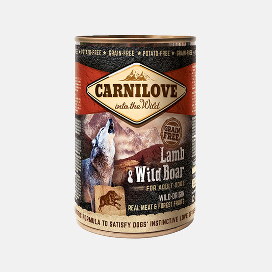 Carnilove Lamb & Wild Boar Dog Food (6x400g)