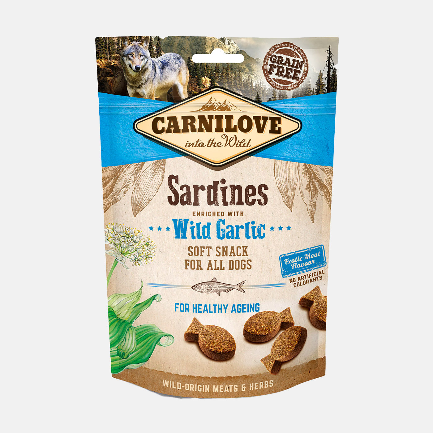 Carnilove Sardines with Wild Garlic Dog Treats 200g