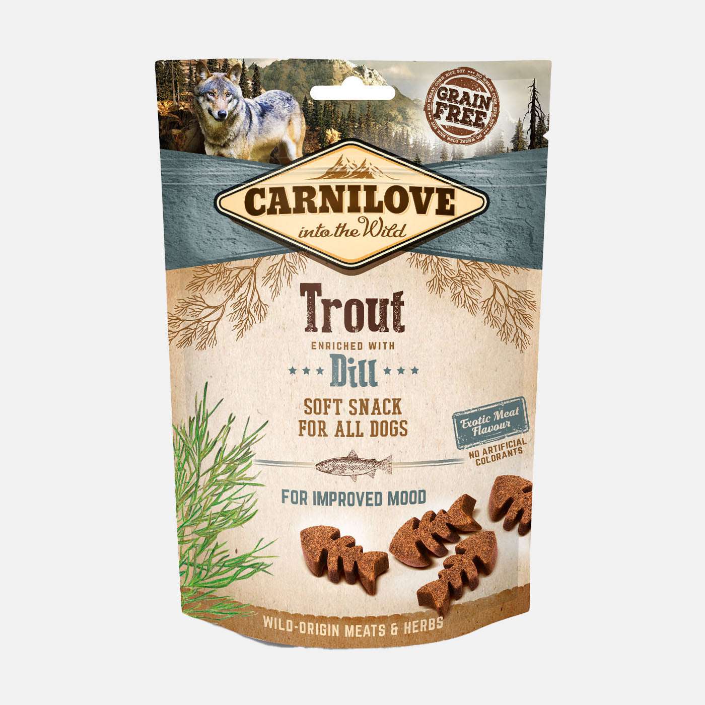 Carnilove Trout with Dill Dog Treats 200g