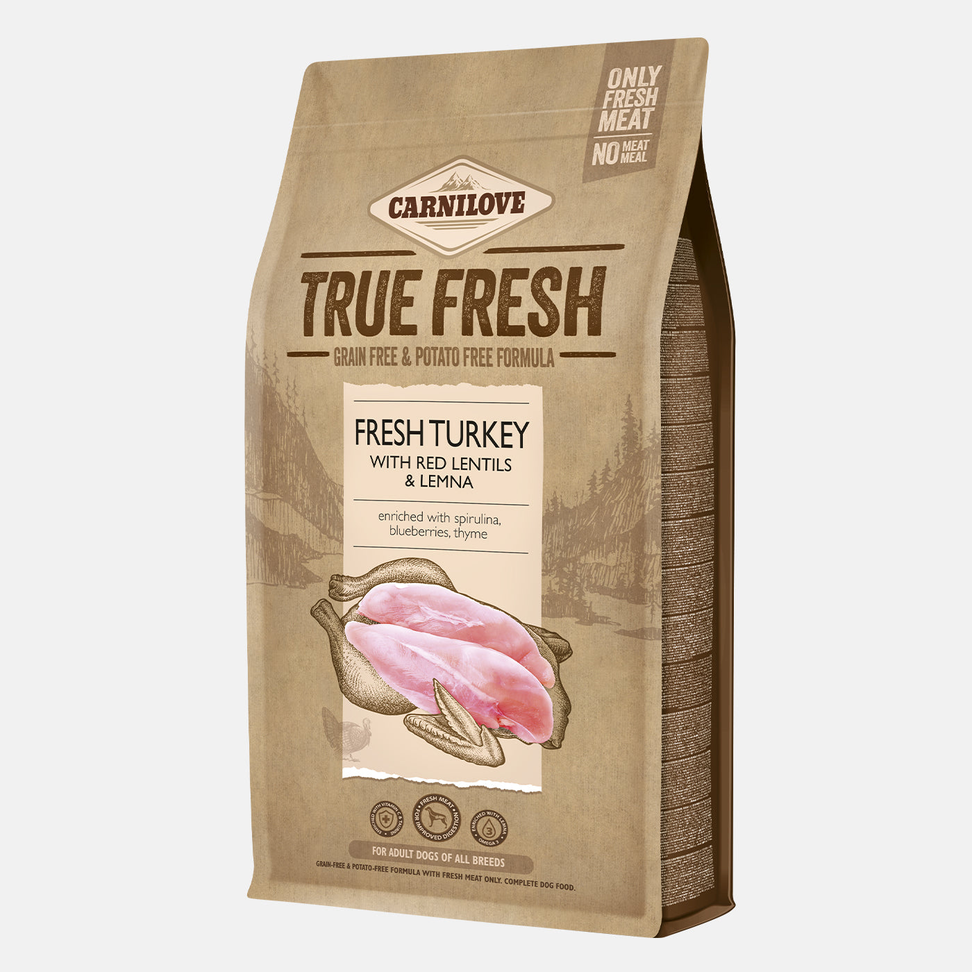 Carnilove True Fresh Turkey Adult Dog Food 1.4KG