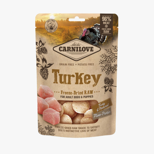 Carnilove Turkey Freeze-Dried Raw Dog Treats 60g