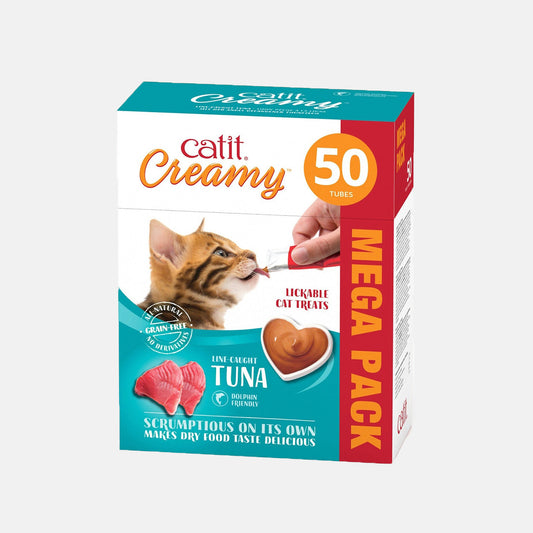Catit Creamy Tuna Cat Treats Mega Pack (50 x 10g)