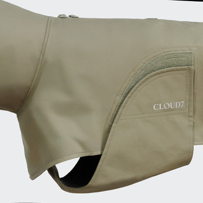 Cloud7 Helgoland Dog Raincoat Olive