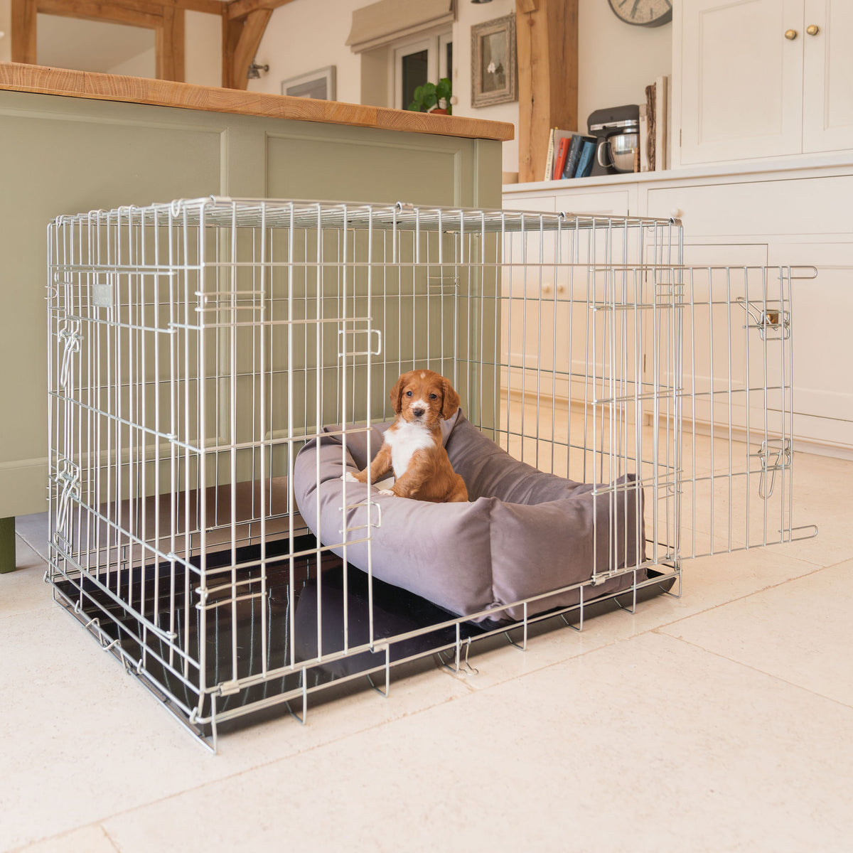 A closer look at Dog Crate Fur Velvet Bed