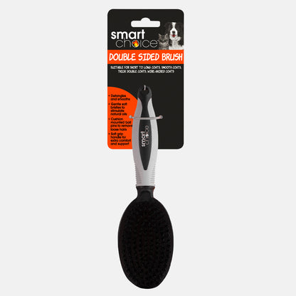 Double Side Pin & Bristle Grooming Brush
