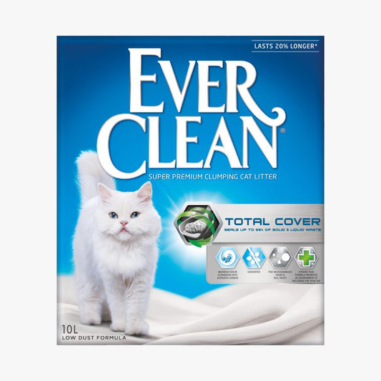 EverClean Total Cover Clumping Cat Litter 10L