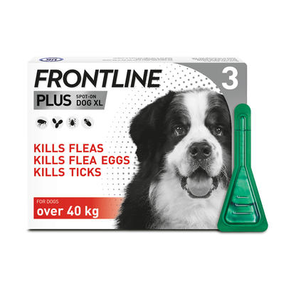 Frontline Plus for Extra Large Dogs x3