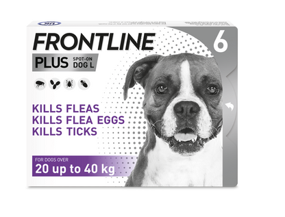 Frontline Plus for Large Dogs x6