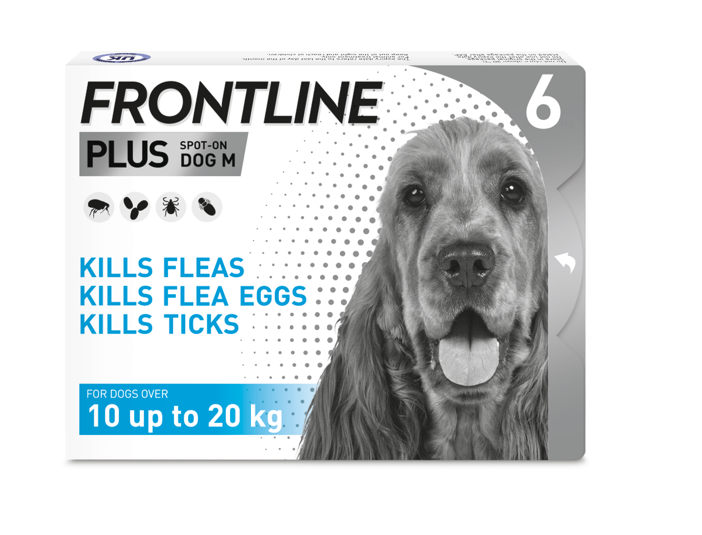 Frontline Plus for Medium Dogs x6