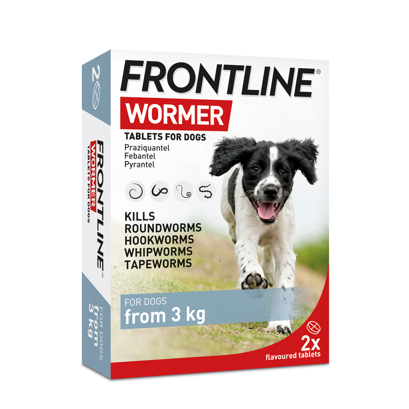 Frontline Wormer Tablets for Dogs x2