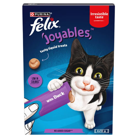 Felix Joyables Duck Liquid Treats 4 x 10g