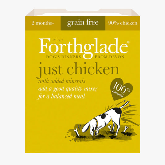 Forthglade Just Chicken Grain Free Wet Dog Food 395g