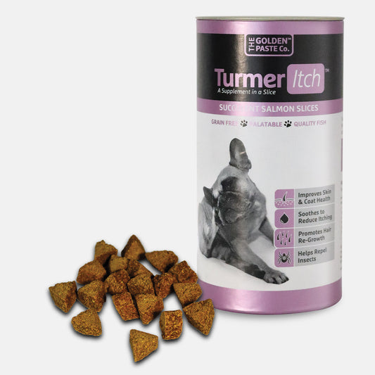 Golden Paste Co. TurmerItch Salmon Slices for Dogs 275g
