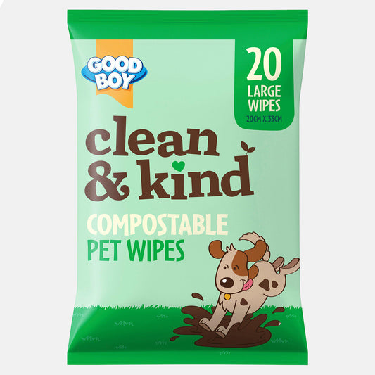 Good Boy Clean & Kind Compostable Pet Wipes
