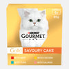 Gourmet Gold Adult Savoury Cake Meat & Fish Cat Food (8 x 85g)