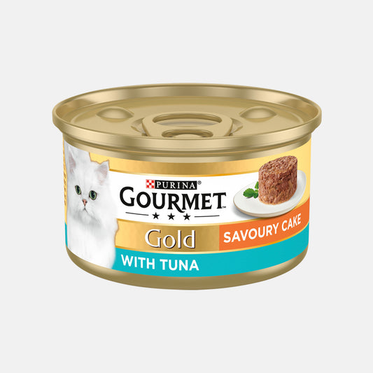 Gourmet Gold Cat Food Savoury Cake Tuna (12 x 85g)