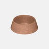 Hammered Copper Double Wall Pet Bowl