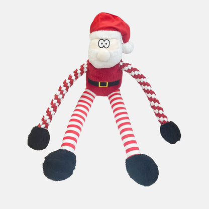 Happy Pet Stripy Santa Dog Toy